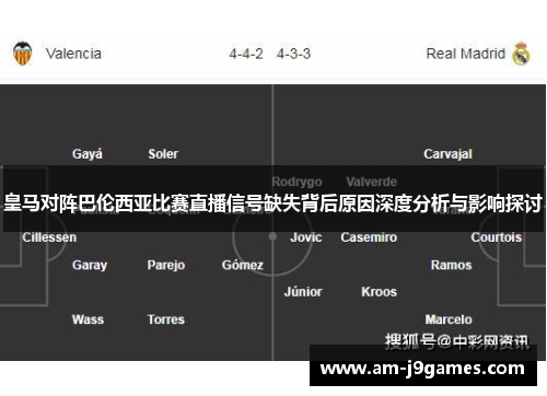 皇马对阵巴伦西亚比赛直播信号缺失背后原因深度分析与影响探讨 皇马对阵巴伦西亚比赛直播信号缺失背后原因深度分析与影响探讨